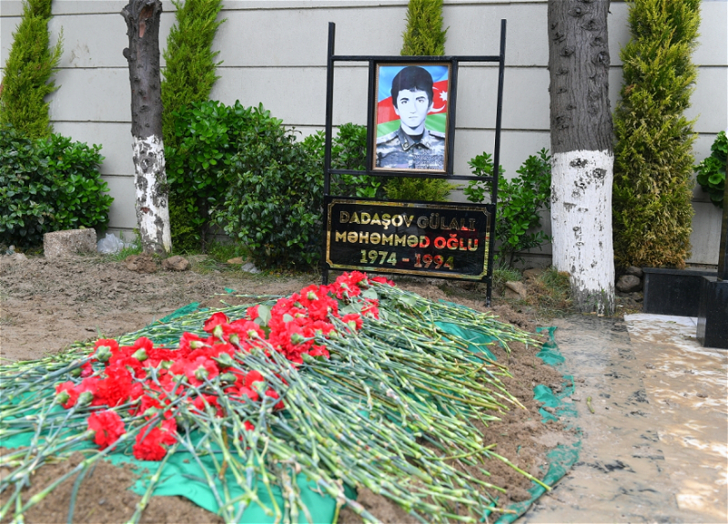 Шехид Первой Карабахской войны похоронен на Шехидляр хиябаны в поселке Кешля - ФОТО